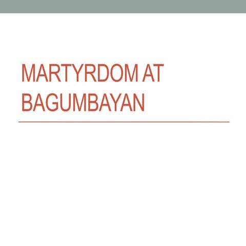 Martyrdom at Bagumbayan (Jose Rizal's Life)