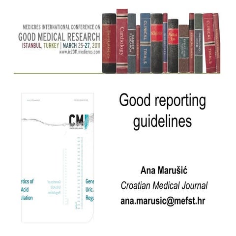 Ana Marusic - MedicReS World Congress 2011