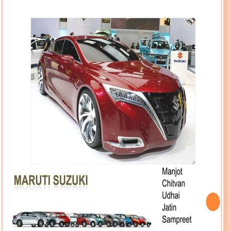 Operation level strategy- Maruti Suzuki 