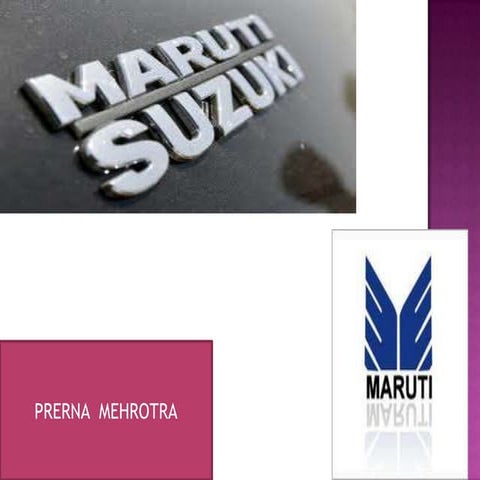 Maruti Udyog Ltd- Marketing Project for BCG matrix calculation