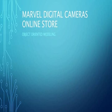 Marvel cameras (object oriented modeling)