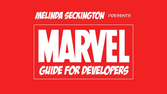 Marvel Guide For Developers