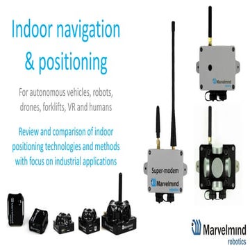 Marvelmind indoor positioning technologies review