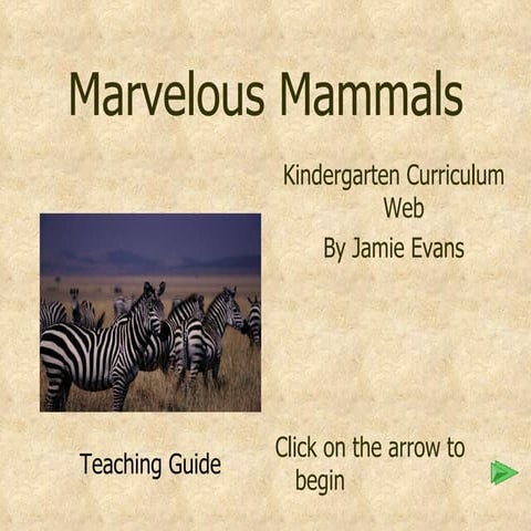 Marvelous mammals plus