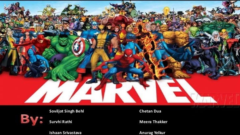 marvel case presentation business case template powerpoint