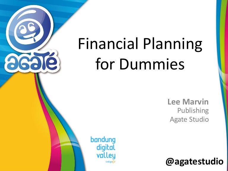 Financial Planning for Dummies by Marvin