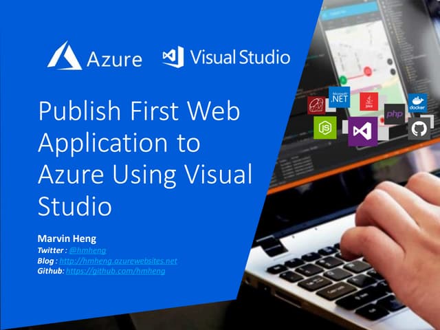 Cloud: Publish First Web Application to Azure Using Visual Studio
