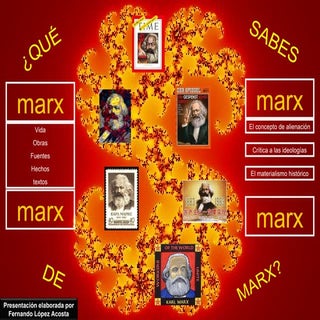 ¿Qué sabes de Marx?
