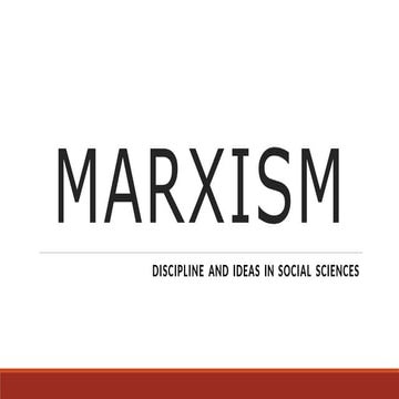 MARXISM_1.pdf.pptx POWERPOINT PRESENTATION | PPTX