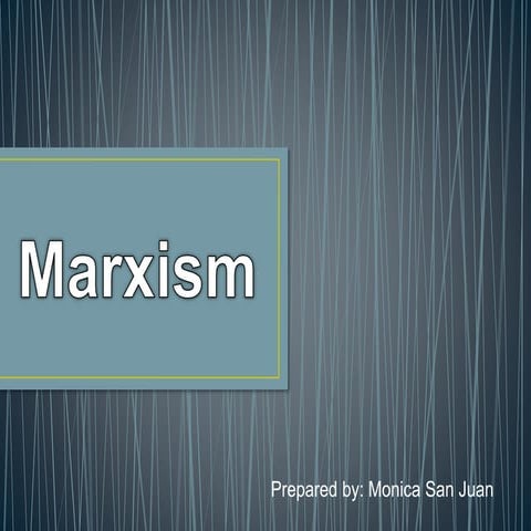 Marxism presentation