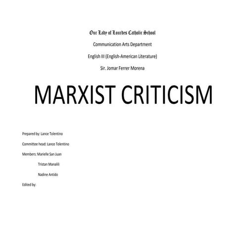 Marxism and hegemony | PPTX