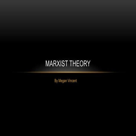 Marxist theory