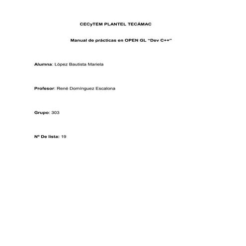 manual de practicas de opengl