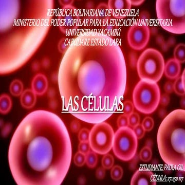 Las células 