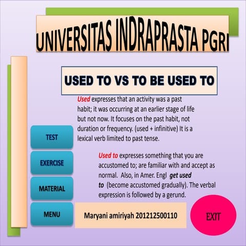 Verb to be + | PPT