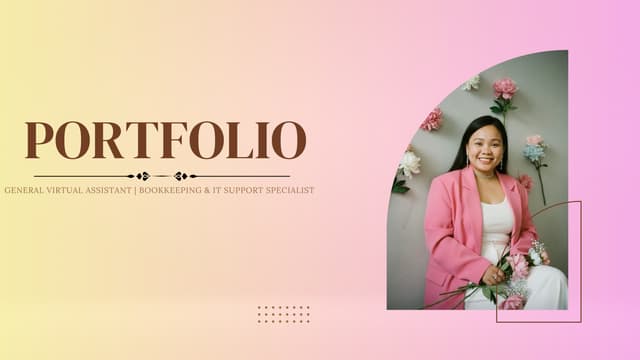 General Virtual Assistant | Mary Mercado | Portfolio