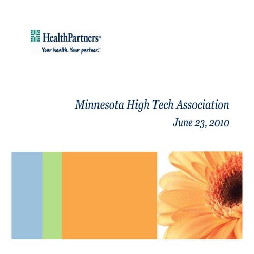 Mary Brainerd, President & CEO of HealthPartners @ Minnesota High Tech Association (MHTA) CEO Briefing