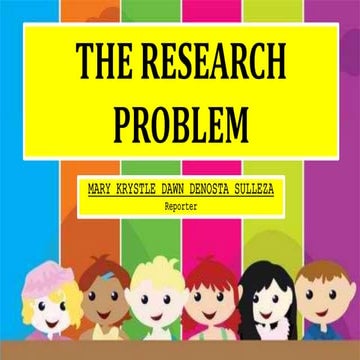 The Research Problem