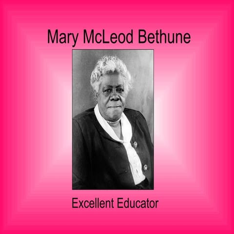 Mary McLeod Bethune