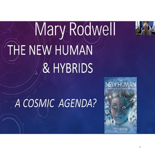 Mary Rodwell - New Human and Hybrids, 2021 lecture, 98 slides