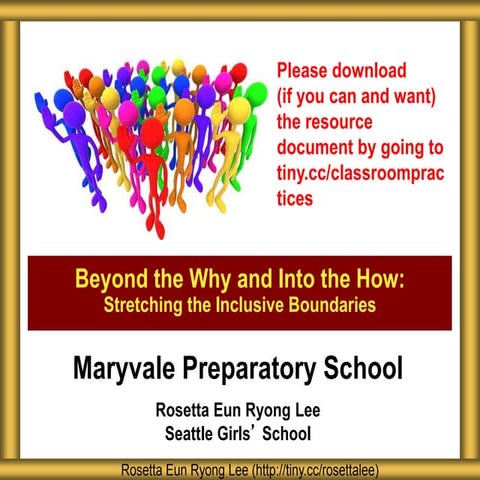 Maryvale Preparatory Inclusive Classroom Practices