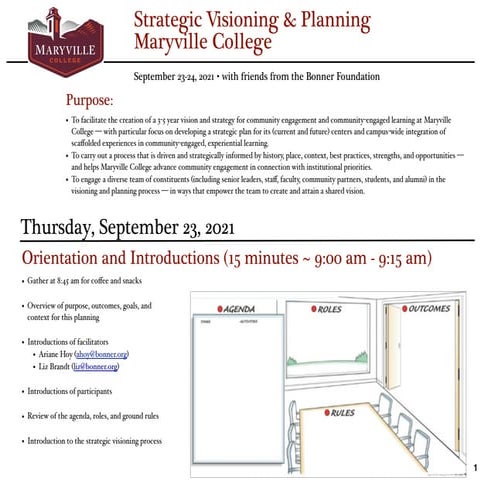 Strategic Planning for Community Engagement with Maryville College