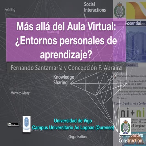 Más allá del Aula Virtual:¿Entornos personales de aprendizaje? (actualización)