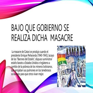 Masacre de catavi, Bolivia