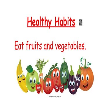 Masa healthy habits grade  two health care