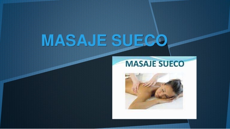 masajes suecos