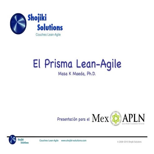 El Prisma Lean - Agile