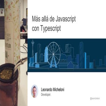 Mas alla de javascript con typescript