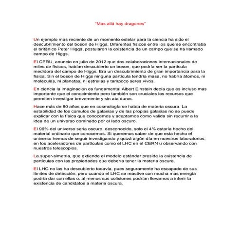 Mas allá hay dragones