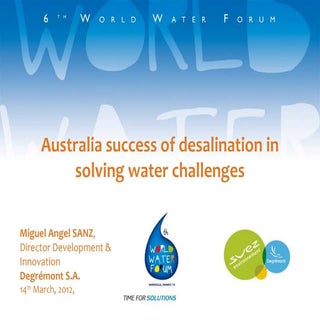 Australia success of desalination i...