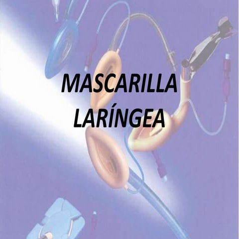 Mascarilla laríngea
