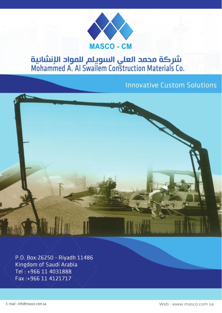 Masco Construction Materials Asphalt Ready Mix Concrete Aggregate