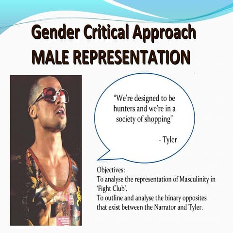 Masculinity in Fight Club 2015 