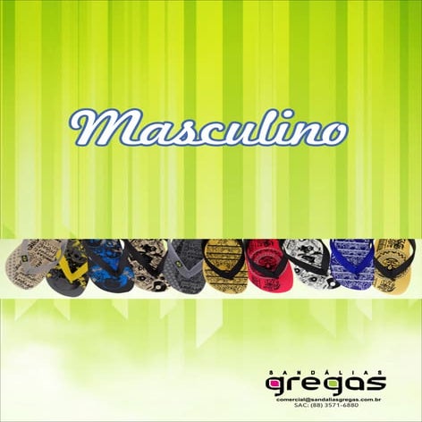 Chinelos - Masculinos 