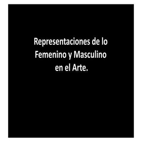  Femenino y Masculino 