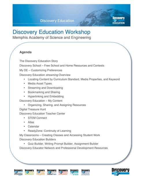 MASE Training Agenda