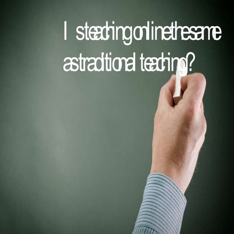 MA ICT for EFL -  Is teaching online different