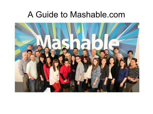 CGT 106 Mashable Presentation