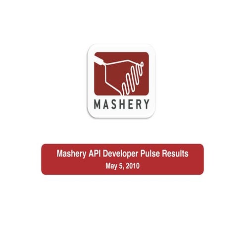 API Leader Mashery Captures Application Developer Trends with Developer ...