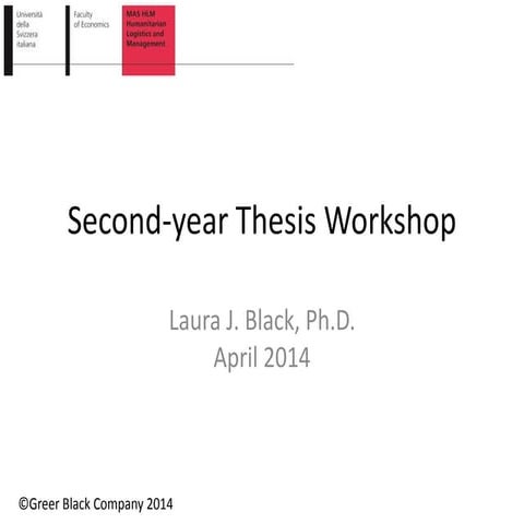 MASHLM  2nd year thesis workshop