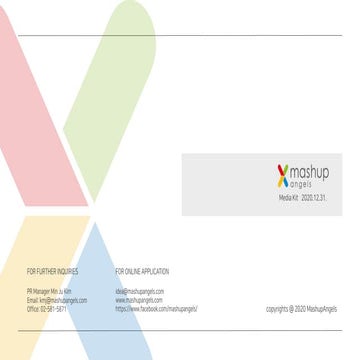 Mashup Angels media kit 2020(ENG) 