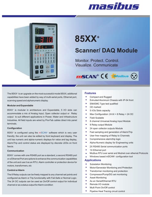 Masibus 85 Xx Masibus Precious Daq Module Pdf