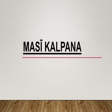 Masi kalpana[1]