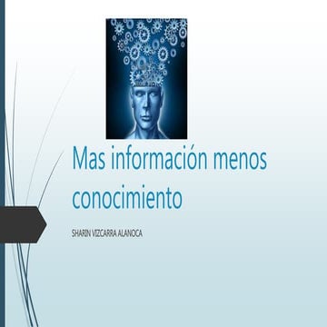 Mas informacion y menos conocimiento ensayo y cuestionario | PDF