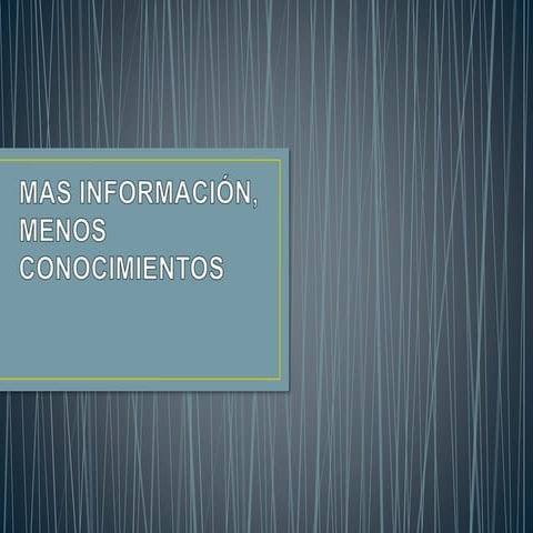 Superficiales ¿qué esta haciendo internet con nuestras mentes? | PDF