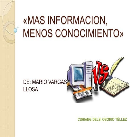 Mas informacion menos_conocimiento | DOCX